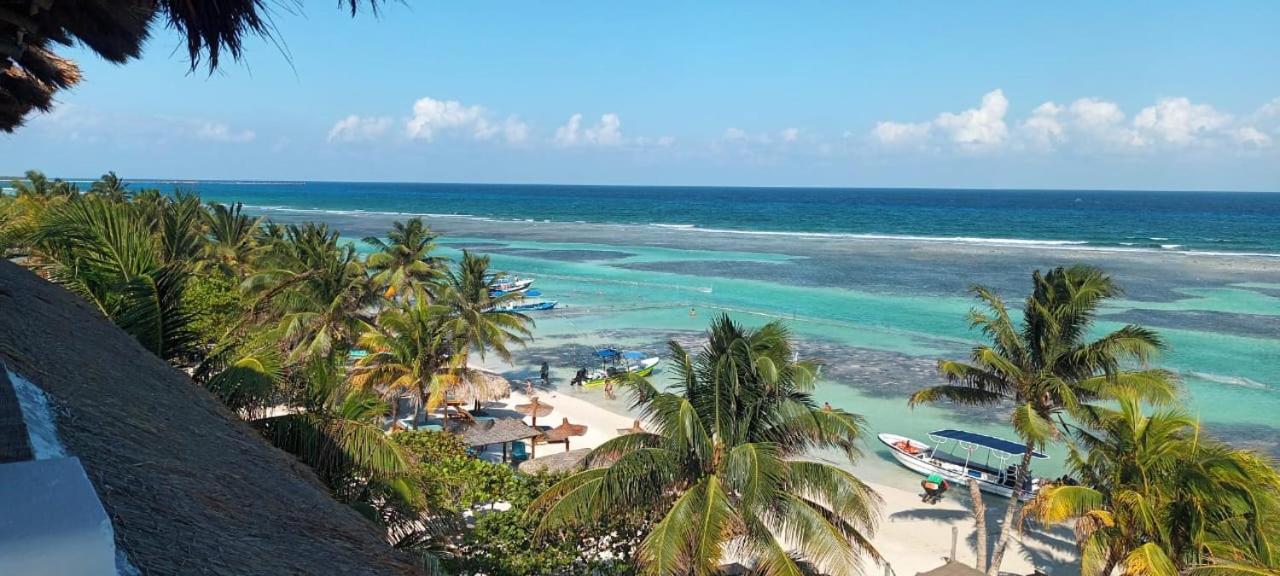 Hotel Blue Reef Frente Al Mar Mahahual Dış mekan fotoğraf