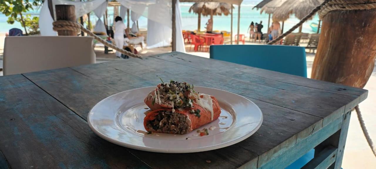 Hotel Blue Reef Frente Al Mar Mahahual Dış mekan fotoğraf