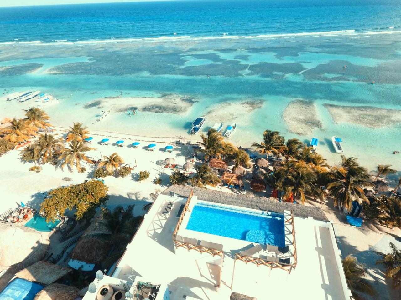 Hotel Blue Reef Frente Al Mar Mahahual Dış mekan fotoğraf